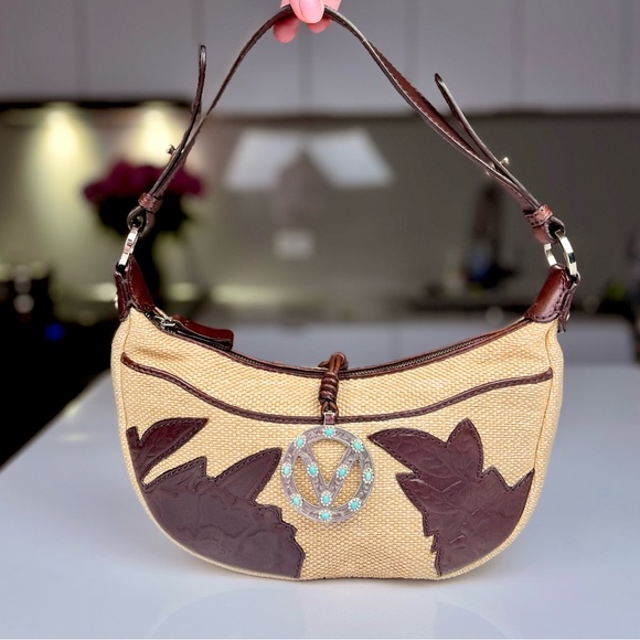Valentino Garavani Handbags - Rare Valentino Garavani Raffia Shoulder Bag